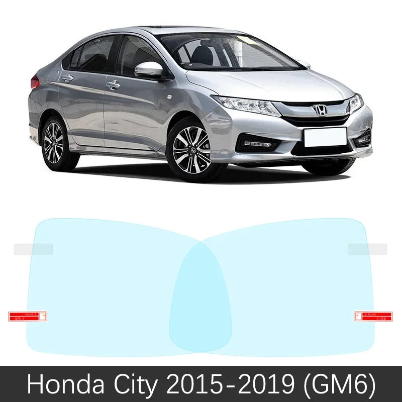 for Honda City 2008~2019 GM2 GM3 GM6 Full Cover Anti Fog Film Rearview Mirror Rainproof Clear Anti-fog Films Car Accessories sayaragear