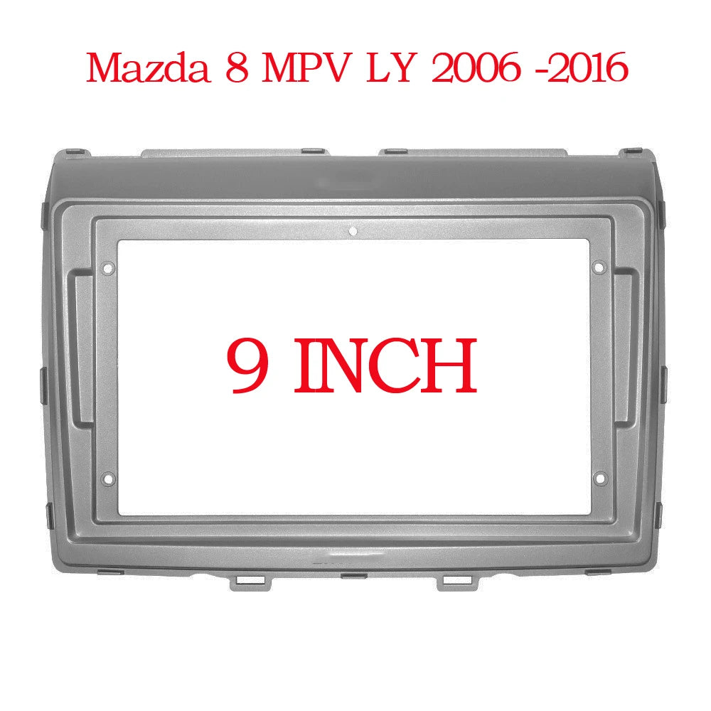 9 Inch For Mazda 8 MPV LY 2006 -2016 Car Radio Android MP5 Player Casing Frame 2Din Head Unit Fascia Stereo Dash Cover Panel sayaragear