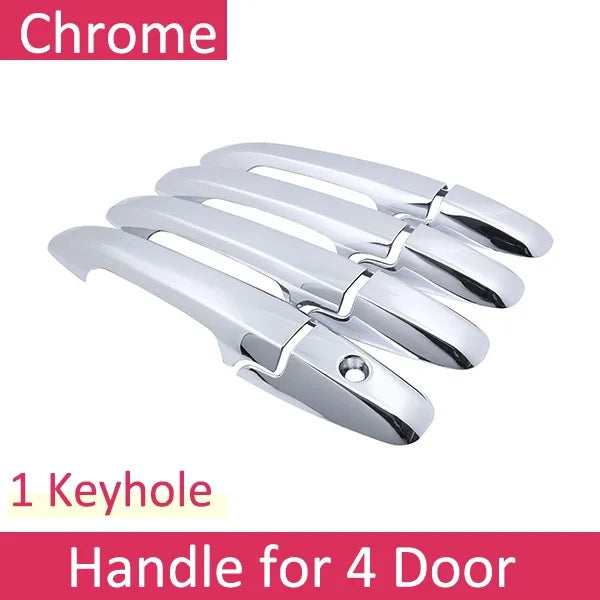 for Honda Civic 8 2006 2007 2008 2009 2010 2011 Luxurious Chrome Door Handle Cover Trim Catch Car Stickers Accessories Garnish sayaragear