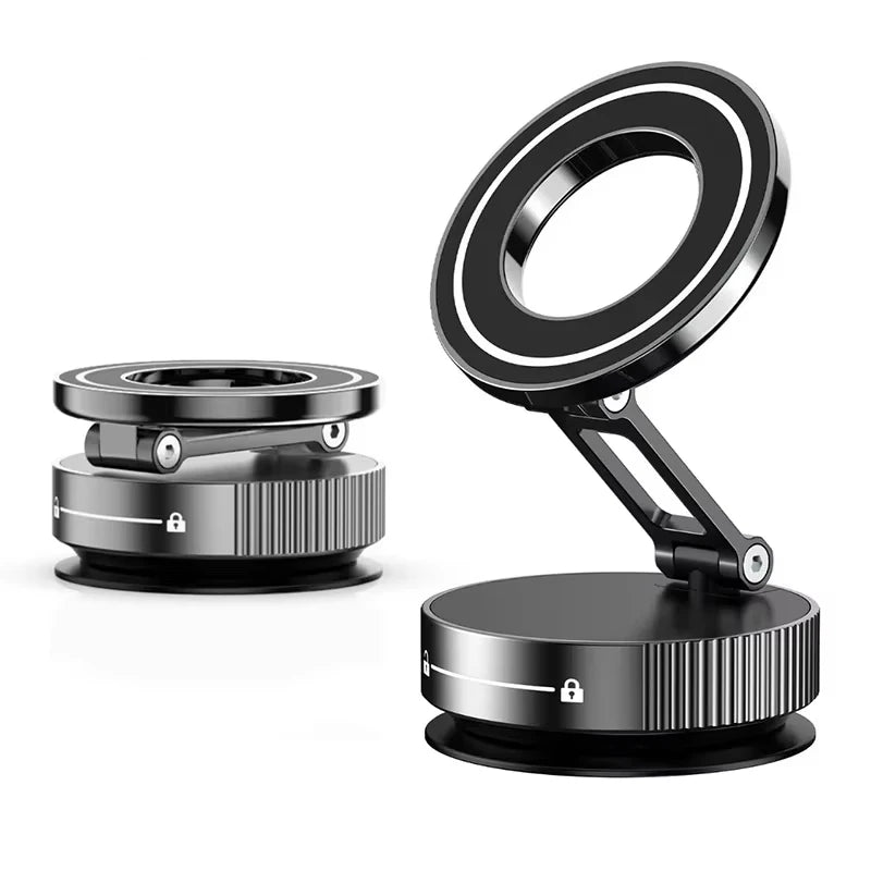 Super Strong Magnetic Phone Holder Foldable Design 360° Adjustable Vacuum Car Mount For Car Desk Bathroom Phone Holder Hot Selle sayaragear