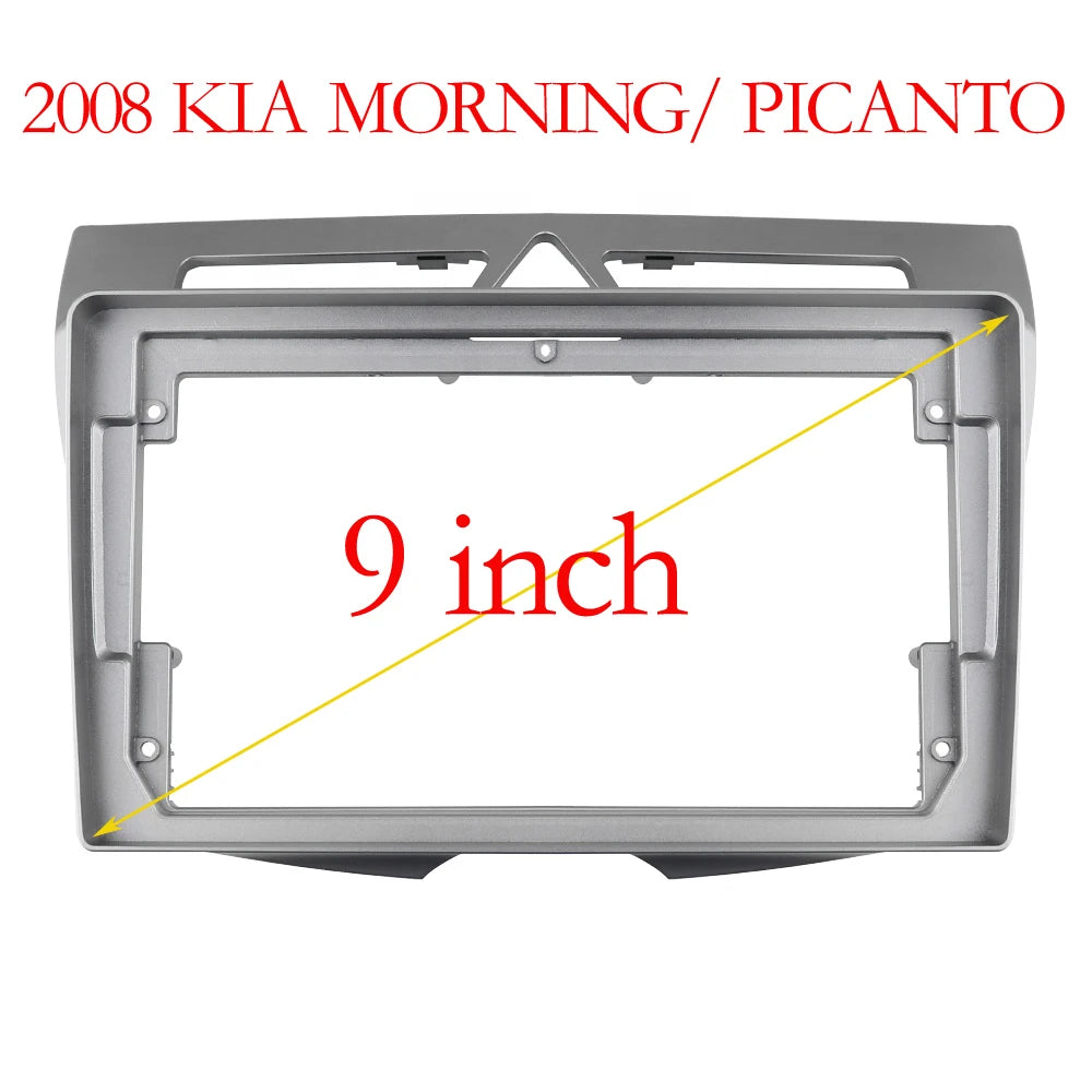 For 2008-2011 KIA MORNING 9INCH Car Radio Android Stereo audio screen multimedia video player navigation cables Harness frame sayaragear