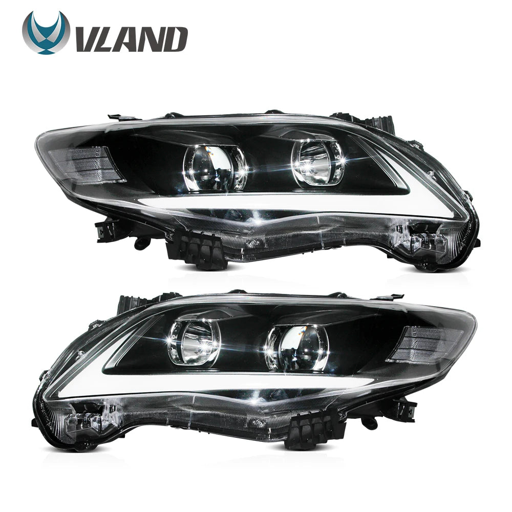 VLAND Led Daytime Running Light For Toyota Corolla 2011 2012 2013 Auto DRL Headlight Front Cover Fog Lamp Car Accessorie sayaragear