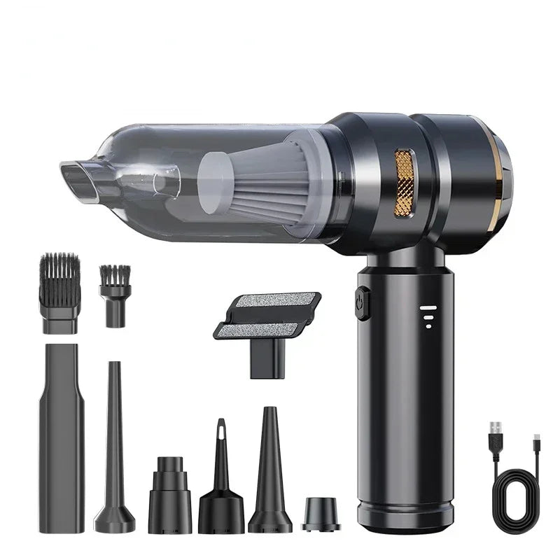 Car Vacuum Cleaner High Power Portable Handheld Wireless Brushless Motor Cleaning Machine Powerful Air Duster for Home Appliance sayaragear
