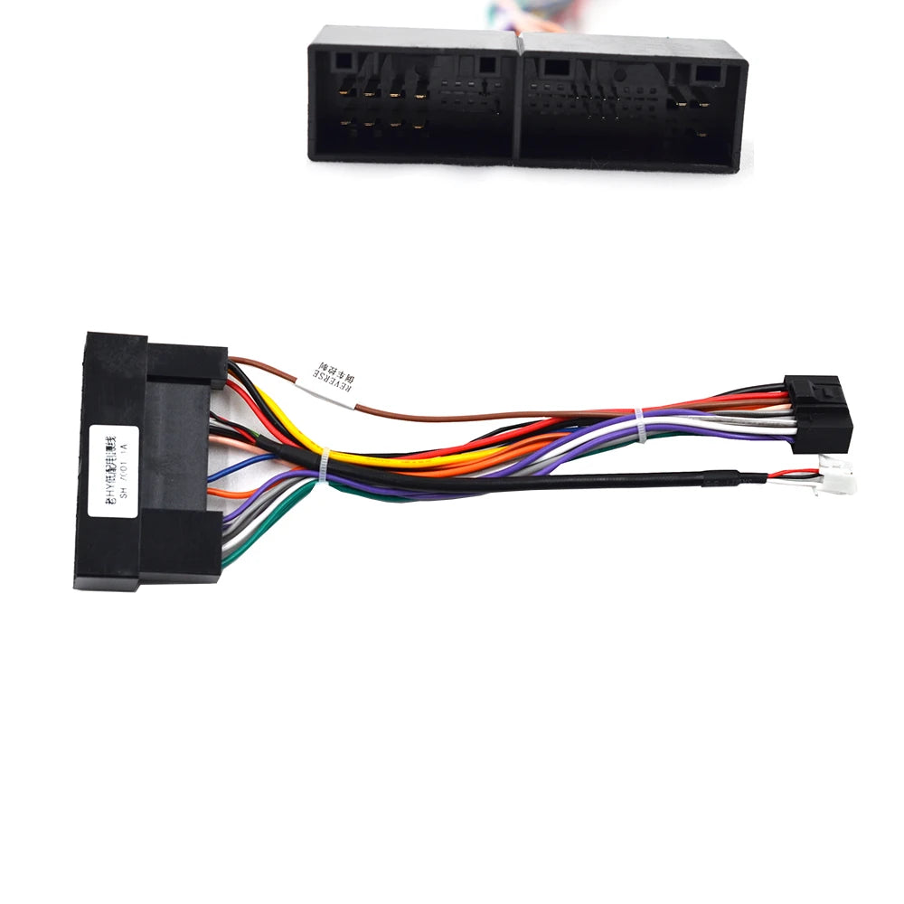 2 Din 7/9 Inch Car Radio PC ABS Plastic Fascia Panel Frame and Cable for Hyundai Accent 2008-2012 Dash Mount Kit sayaragear