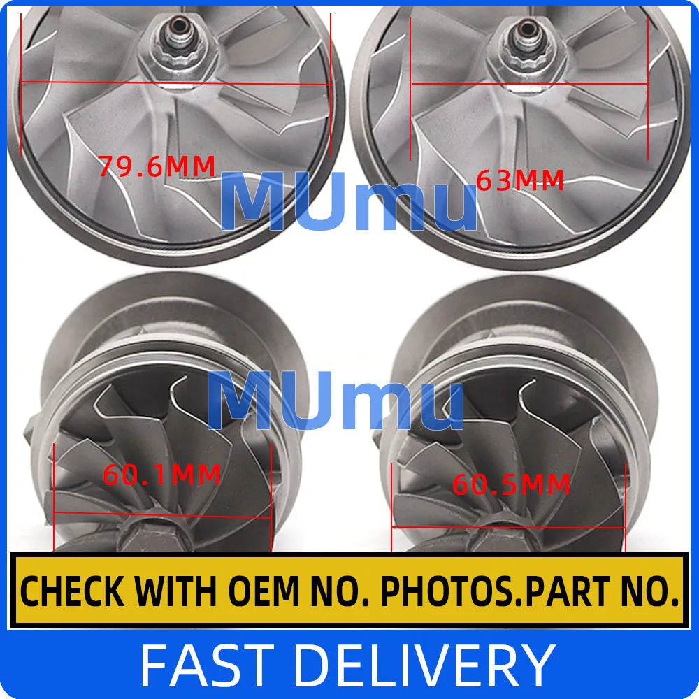 Turbo Cartridge CHRA Core GT3582 GTX3582R GTX3582 GT35 for Engine 2.5L 6.0L sayaragear