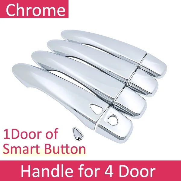 Luxury chrome door handle cover trim protection cover for Renault Koleos Samsung QM6 MK2 2017~2020 Car accessory sticker 2018 sayaragear