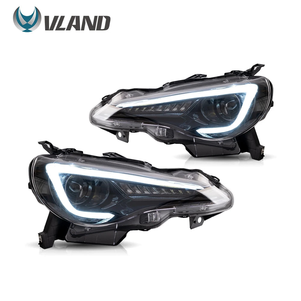 VLAND auto led light for car head lamp FOR TOYOTA 86 2012-UP/SUBUARU BRZ 2013-UP LED HEADLIGHTS h7 led h7 luces led 12v sayaragear