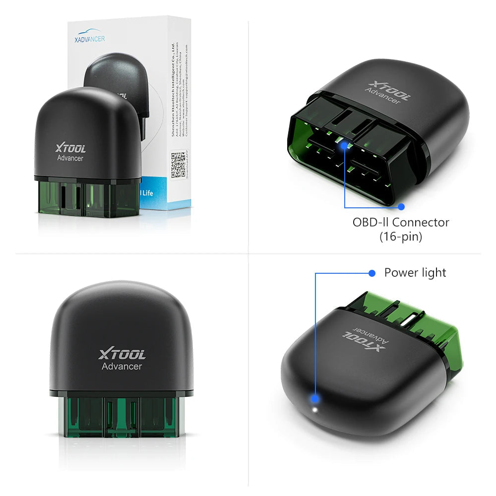 XTOOL Advancer AD20PRO OBD2 Bluetooth Scanner Full System Car Diagnostic Tool obd2 Scanner Oil Reset & Battery Tests Code Reader sayaragear