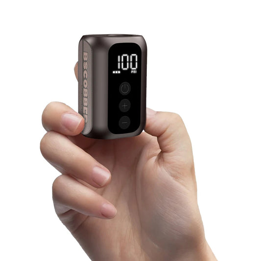 BSCOBBER A5mini Portable Air Pump Portable Rechargeable Wireless Bicycle Accessories Tire Inflator  100PSI High Pressure sayaragear