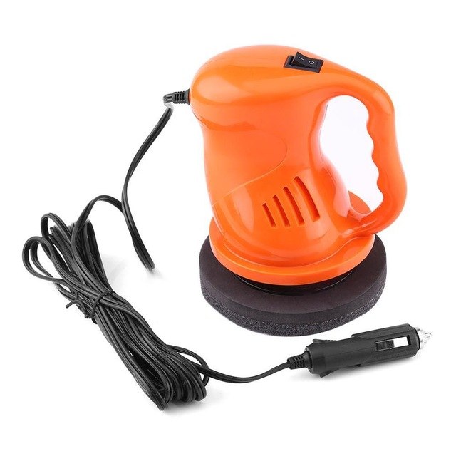 Car Polisher Waxing Polishing Machine Kit Automation Cleaning Car Buffing Car Accessories ABS Plastic Black 12V 40W Electric eprolo