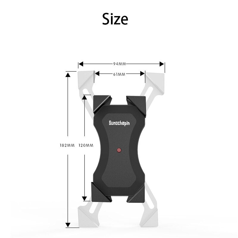 Motorcycle Handlebar Bike Mobile Cell Phone Mount Holder Support Bicycle Phone Stand For 4-6.5 inches For Samsung Huawe Xiaomi eprolo