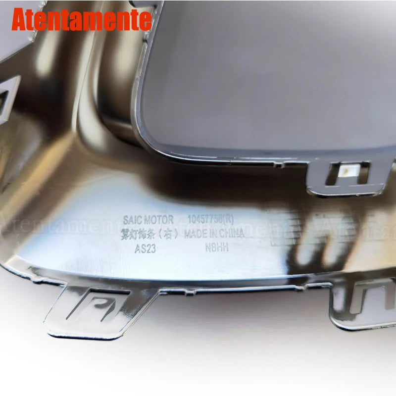 ATMMG Original For SAIC MGHS MG HS Front Bumper Fog Lamp Decorative Frame Fog Lamp Shade Electroplating Frame 10457756 10457758 sayaragear