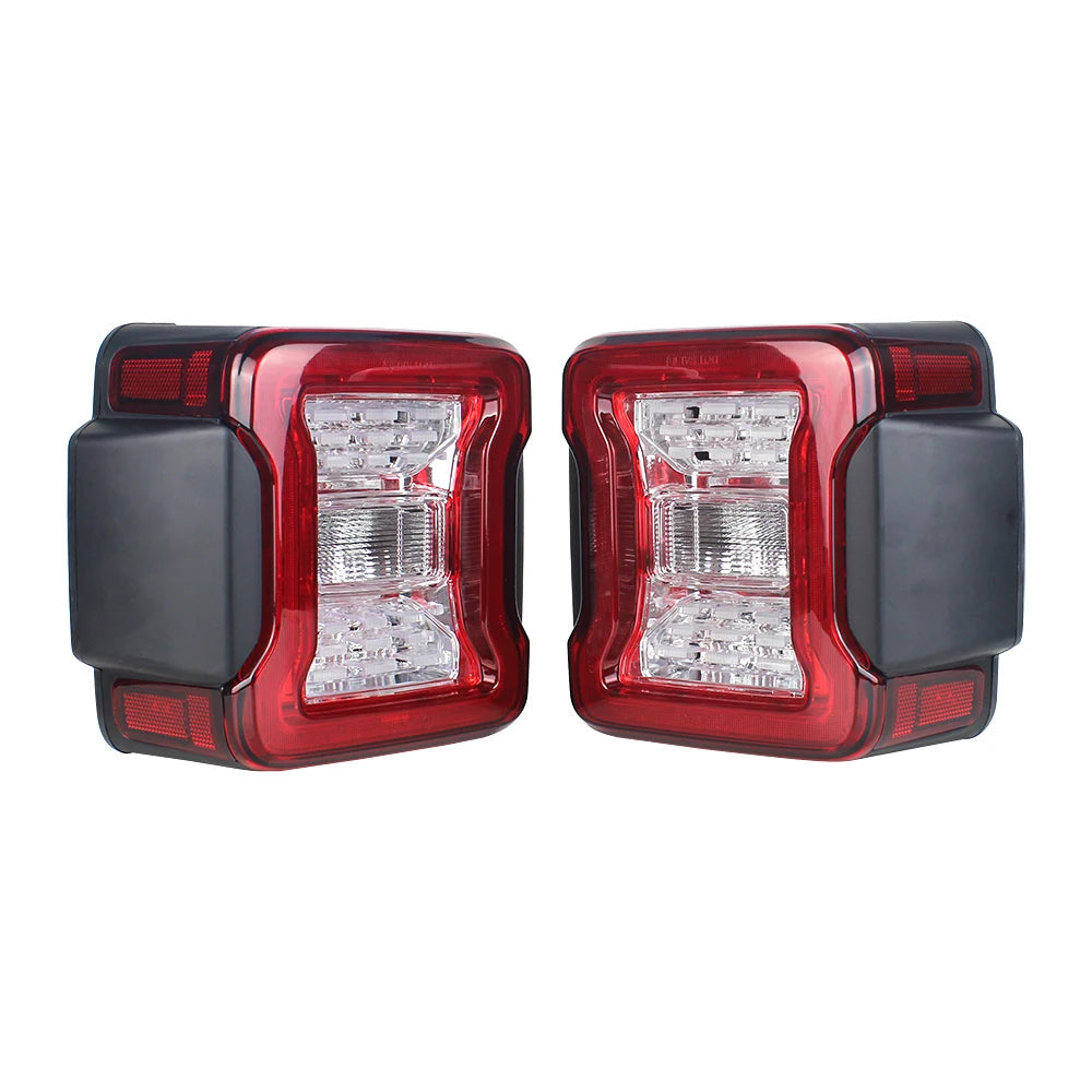 for Jeep Wrangler JK 2007-2018 LED Tail Light Taillight Assembly Rear Lamps Brake Reverse Light Daytime Running Lights sayaragear