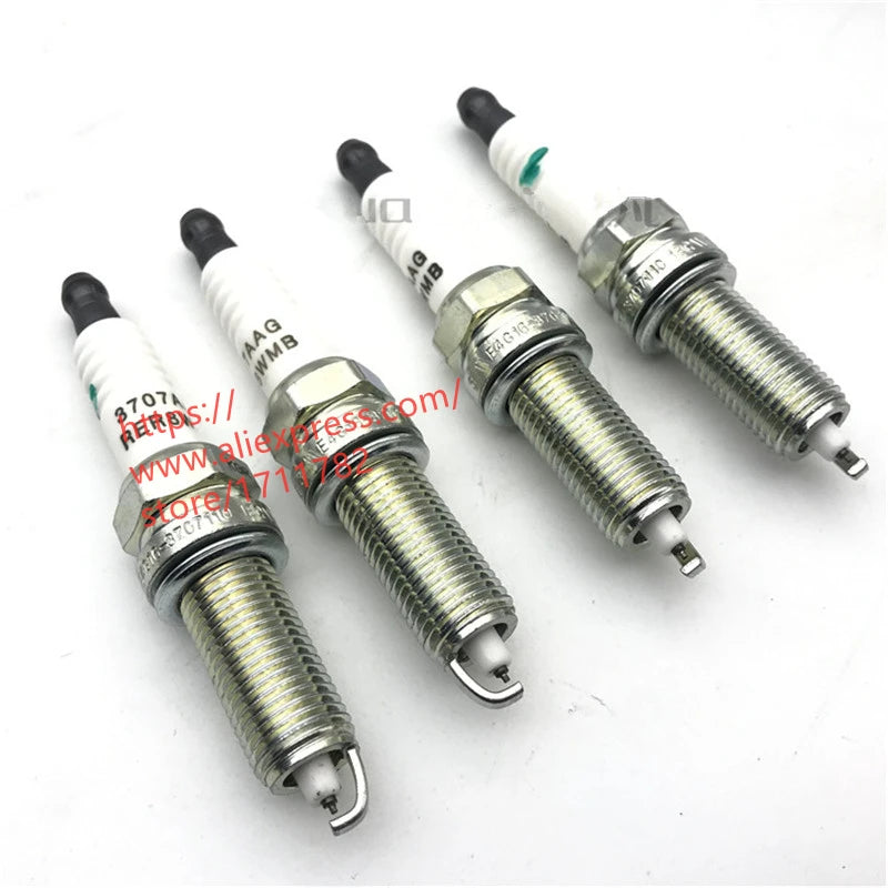 4PCS/SET Spark Plug For Chery Tiggo 3 A3 M11 J3 Arrizo 5/7 E4G16 DVVT Engine E4G16-3707110 sayaragear