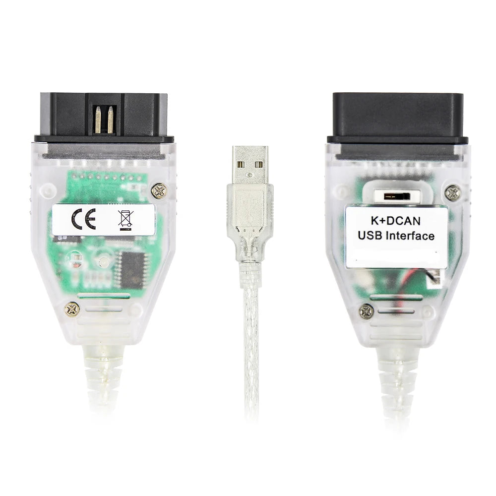 K DCAN K+CAN FTDI Chip OBD2 Auto Car Diagnostic Tools OBD 2 Scanner Switch USB Interface Cable K + DCAN OBD Diagnostic Cable sayaragear