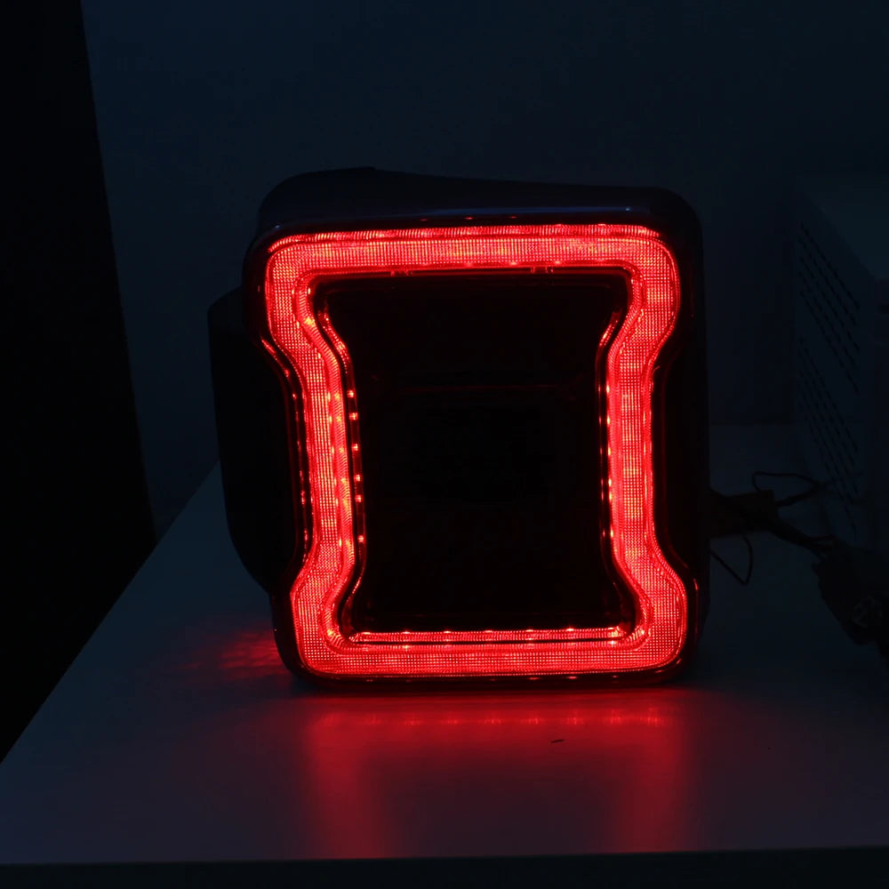 for Jeep Wrangler JK 2007-2018 LED Tail Light Taillight Assembly Rear Lamps Brake Reverse Light Daytime Running Lights sayaragear