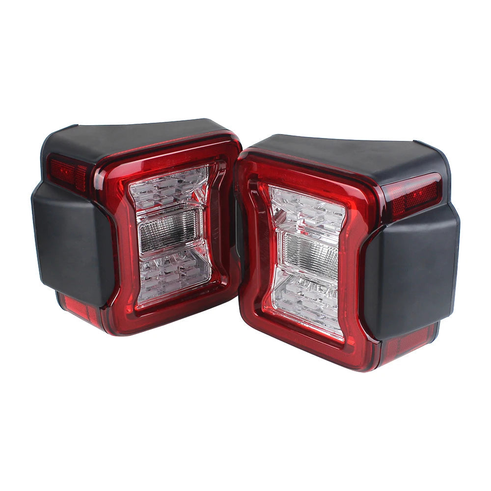 for Jeep Wrangler JK 2007-2018 LED Tail Light Taillight Assembly Rear Lamps Brake Reverse Light Daytime Running Lights sayaragear