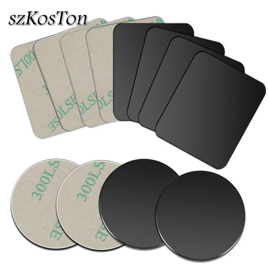 Metal Plate For Car Phone Holder Magnetic Universal Iron Sheet Disk Sticker Mount Mobile Phone Magnet Stand For IPhone sayaragear