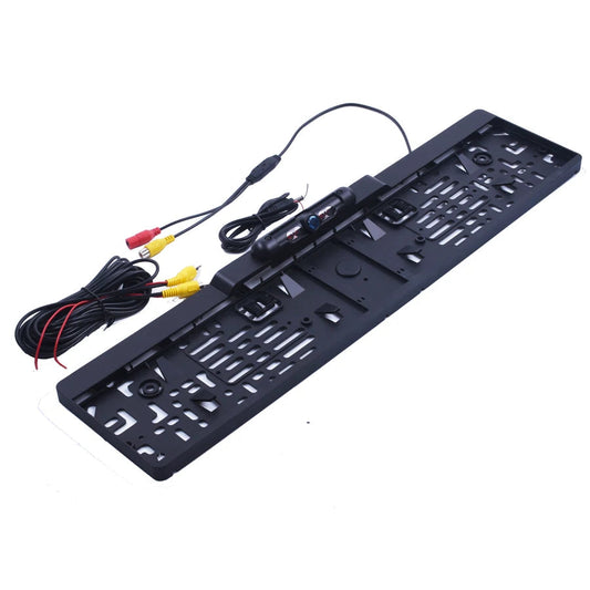 Auto Parktronic EU Car License Plate Frame Rear View Camera HD Night Vision Rear View Camera Reverse Rear Camera With 4 IR Light sayaragear