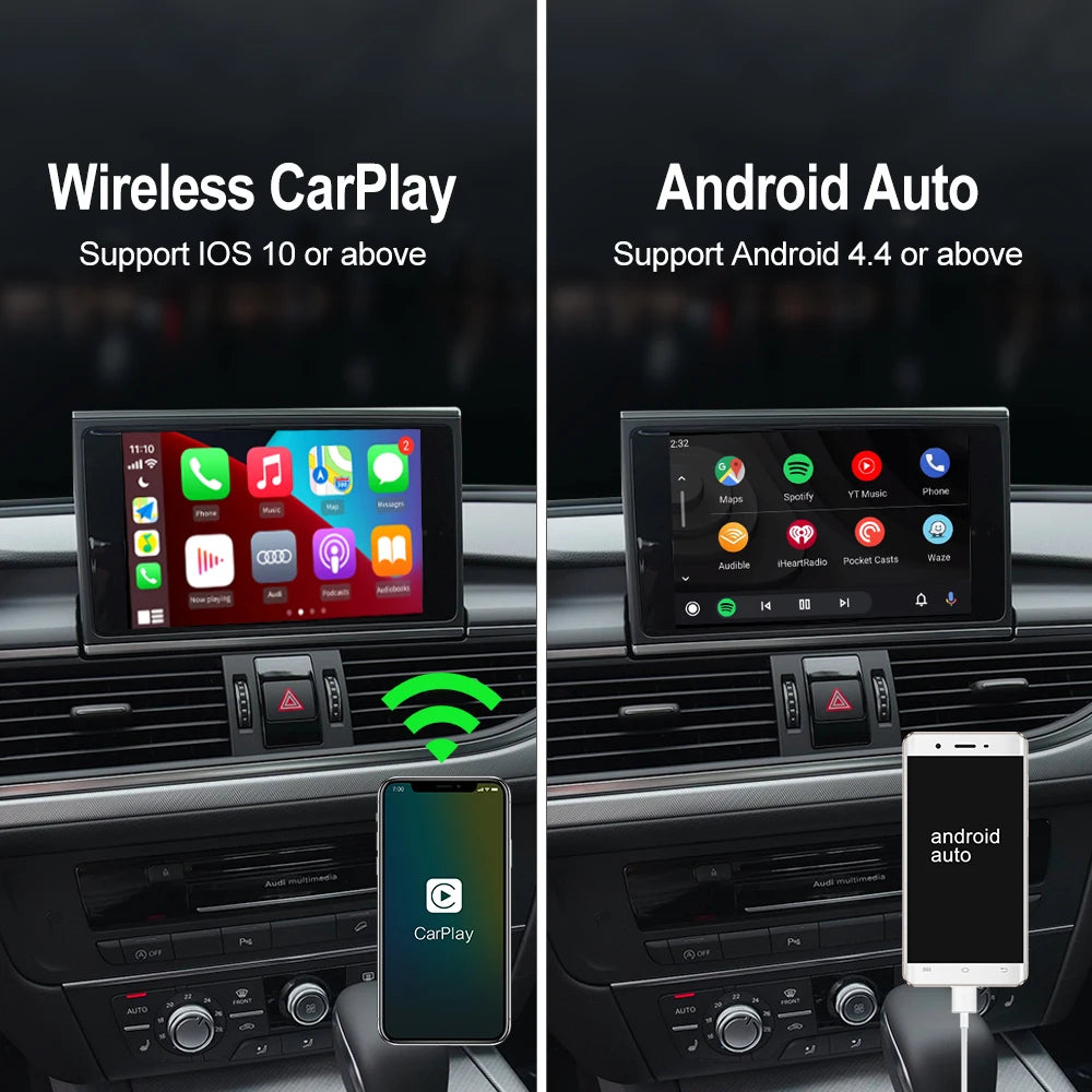 Carlinkit Wireless CarPlay Activator & Android Auto Wired USB Dongle AI Box for Android Radio Unit Bluetooth Charger Mirrorlink sayaragear
