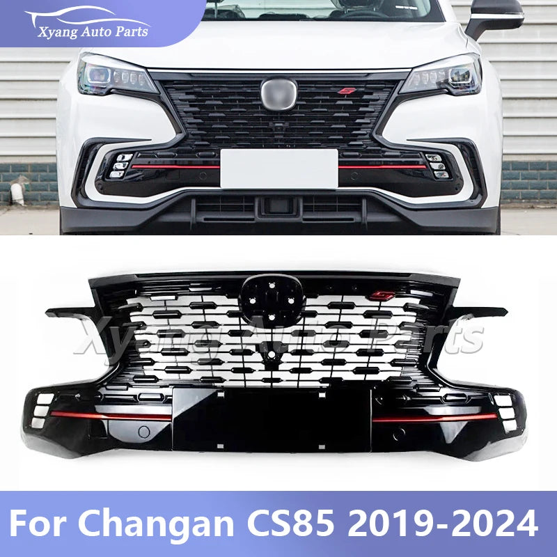 Car Front Bumper Grill Mask Radiator Grille For Changan Cs85 Coupe 2019 - 2024 2803130M55 sayaragear