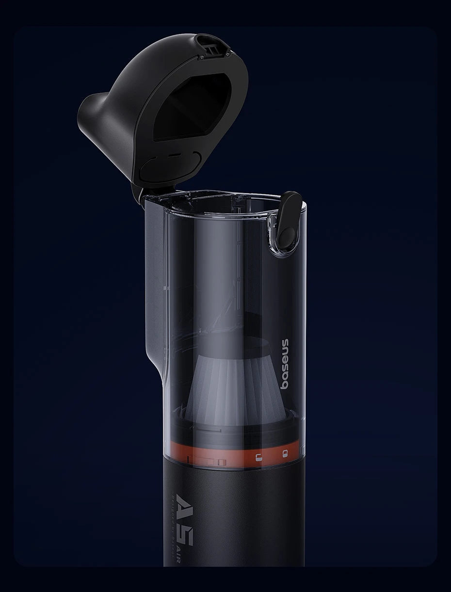 Baseus A5 Air Car Vacuum Cleaner 2-in-1 Powerful Wireless Cleaner Strong Suction Handheld Car Cleaning Portable Home Appliance sayaragear