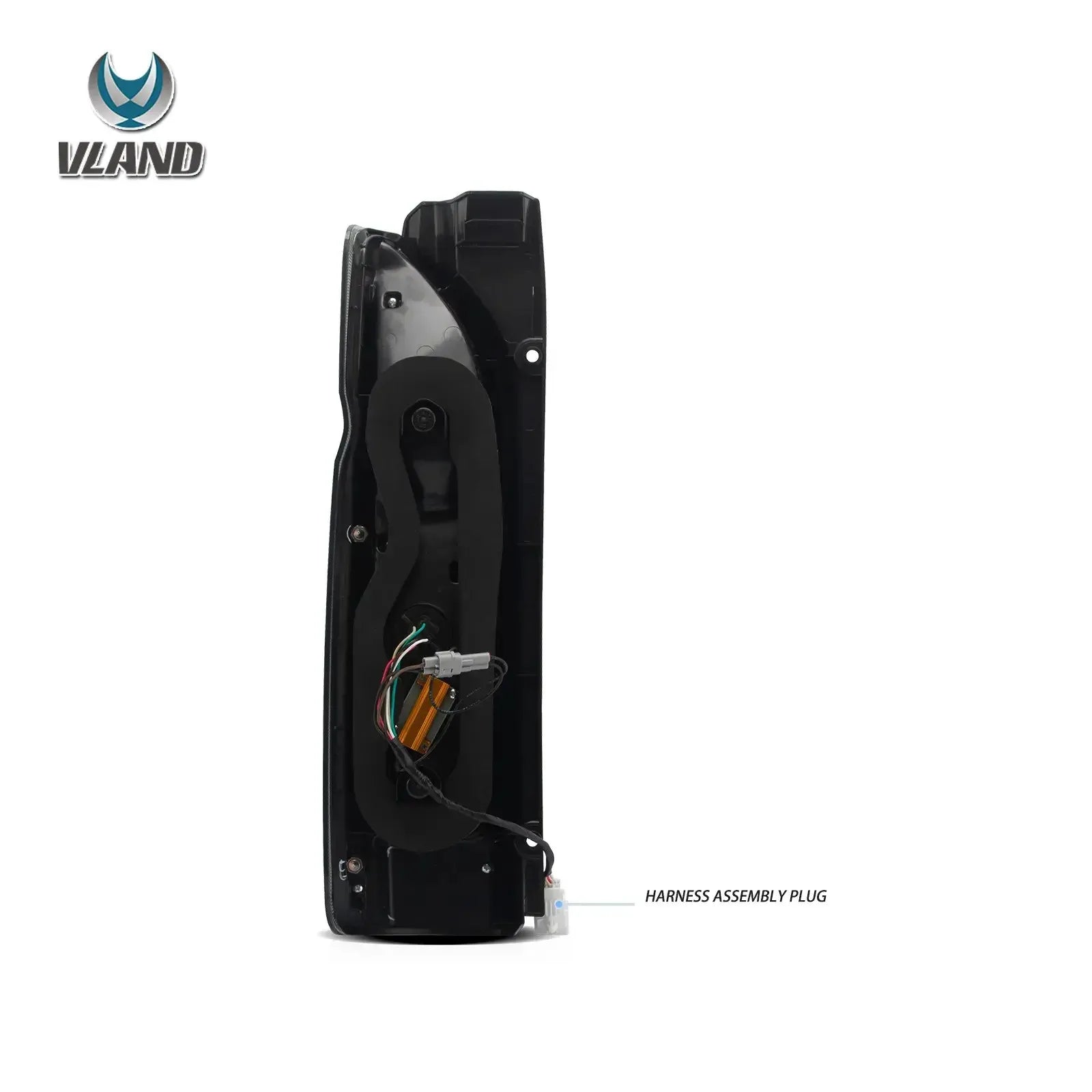 Vland 04-19 Hiace 5th Gen (H200) LED Tail Lights With Sequential Turn Signal Clear sayaragear