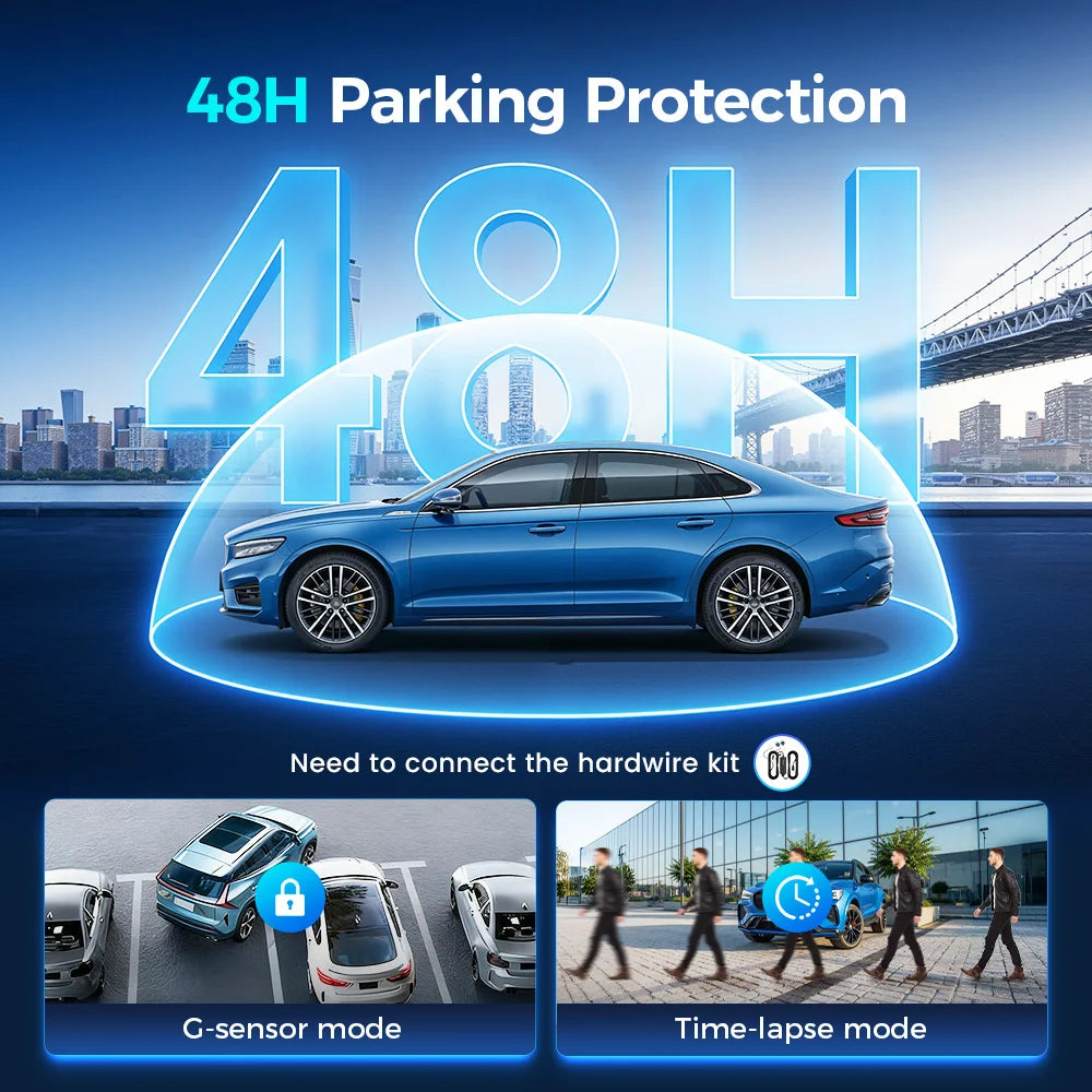 DDPAI N5 Dual 4K HDR Dash Cam Front Rear AI NightVIS Camera WiFi 6 GPS ADAS Voice Control 24H Parking Mode 32G eMMC Car DVR sayaragear