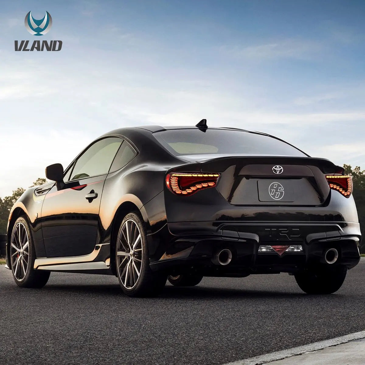 Vland 12-20 Toyota 86 GT86 FT86 13-20 Subaru BRZ 13-20 Scion FR-S LED Tail Lights Sequential Turn Signal With Dynamic Welcome Li sayaragear