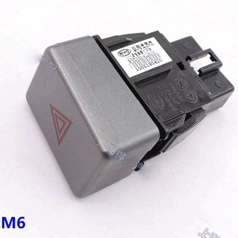 Emergency Light Switch for BYD F0 F3 F6 S6G6 E5 SONG SURUI L3 G3 Instrument Panel Double Flash Hazard Light Brake Button Switch - sayaragear