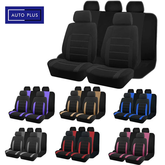 AUTO PLUS  Car Seat Covers Universal Size Fit For Most Car Suv Truck Van Car Accessories Interior Seat Covers For Car Full Set sayaragear