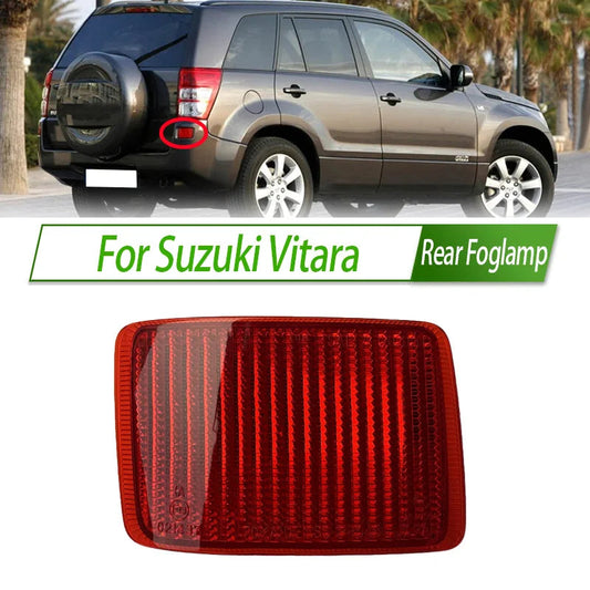 For Suzuki Grand Vitara Rear Bumper Fog Light Reflector Stop Light Rear Fog Light Foglamp Brake Lamp Warning Lamp sayaragear