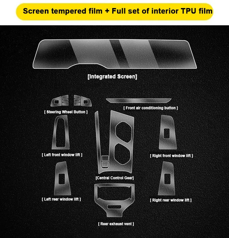 For MG 7 2023 2024 2025 Car Screen Protector Film GPS Navigation Center Control ScreenGlassTempered Anti scratch Protection Film sayaragear
