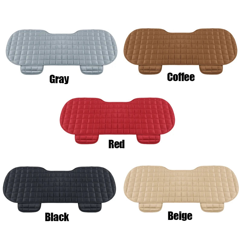 Car Seat Cover Front Rear Flocking Cloth Cushion Non Slide Winter Auto Protector Mat Pad Keep Warm Universal Fit Truck Suv Van sayaragear