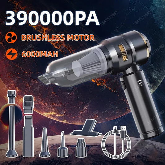 Car Vacuum Cleaner High Power Portable Handheld Wireless Brushless Motor Cleaning Machine Powerful Air Duster for Home Appliance sayaragear