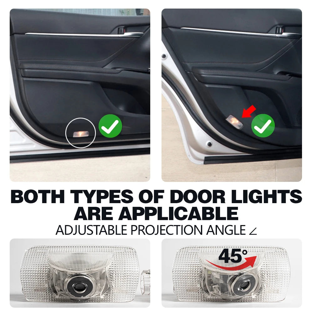 LED Car Door Welcome Warning Light For Lexus RX ES GX LS LX IS GS RC UX Series ES200 ES250 ES260 ES300 UX200 F IS250 IS300 RX300 sayaragear