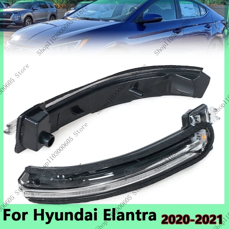 87614AA000 87624AA000 For Hyundai Elantra 2020 2021-2023 Car Turn Signal Accessories Rear Rearview Mirror Turn Light Signal Lamp sayaragear