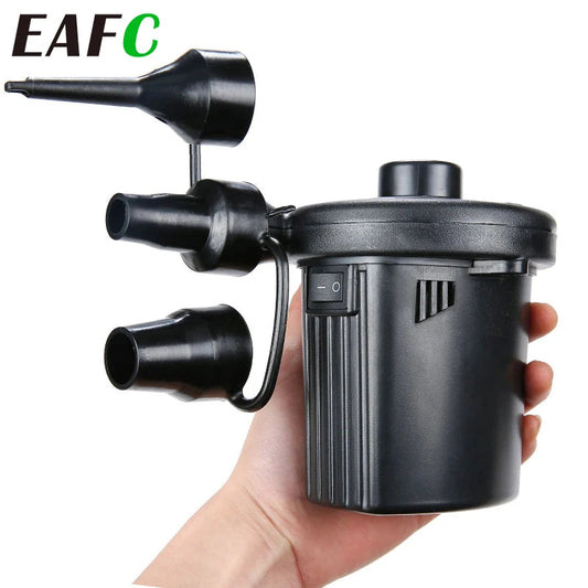 EACF Portable Inflatable Pump Electric Air Mattress Camping Pump Car Air Compressor Pump Quick Filling Air Pump For Car Home Use sayaragear