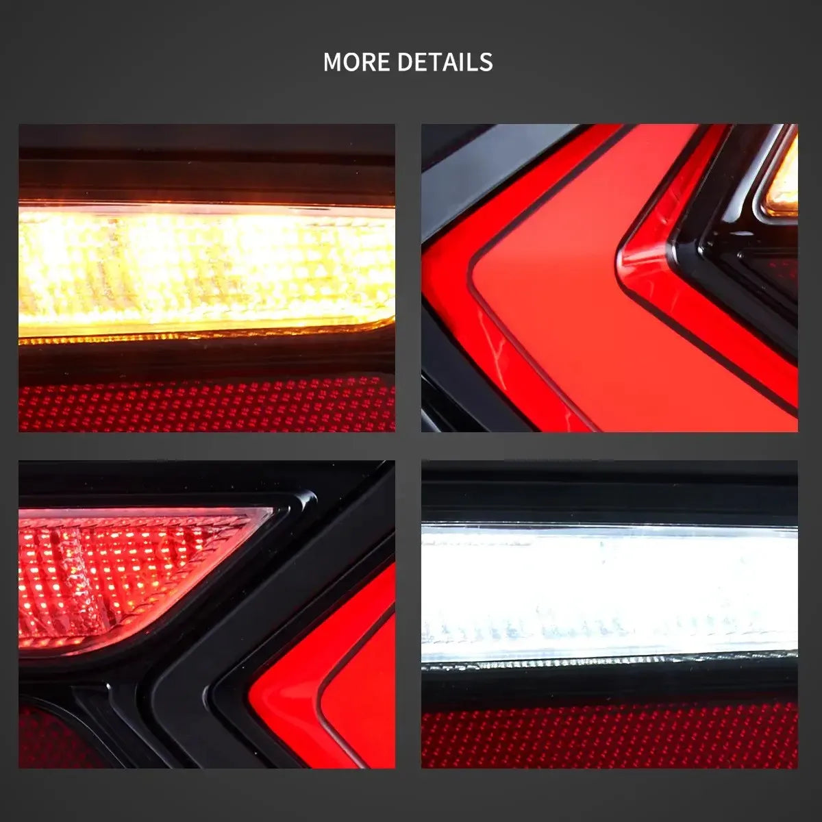 Vland 14-19 Corvette C7 Full LED Tail Lights With Sequential Turn Signal sayaragear