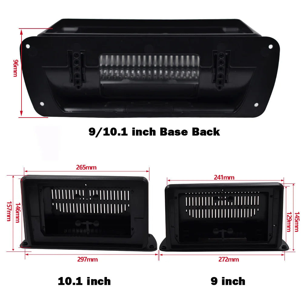 9 or 10.1 inch Universal 2 Double Din Radio Fascia For old Car Truck Motorhome RV Stereo Panel Dash Mounting Frame Trim Kit Face sayaragear