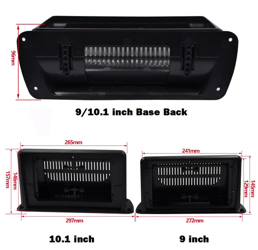 9 or 10.1 inch Universal 2 Double Din Radio Fascia For old Car Truck Motorhome RV Stereo Panel Dash Mounting Frame Trim Kit Face sayaragear
