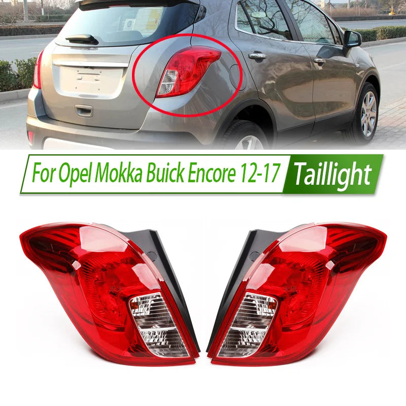 For Opel Mokka Buick Encore 12-17 Car Taillight Assembly Style Rear Lamp with Turn Signal Reverse Light Direct Fit Replacement sayaragear