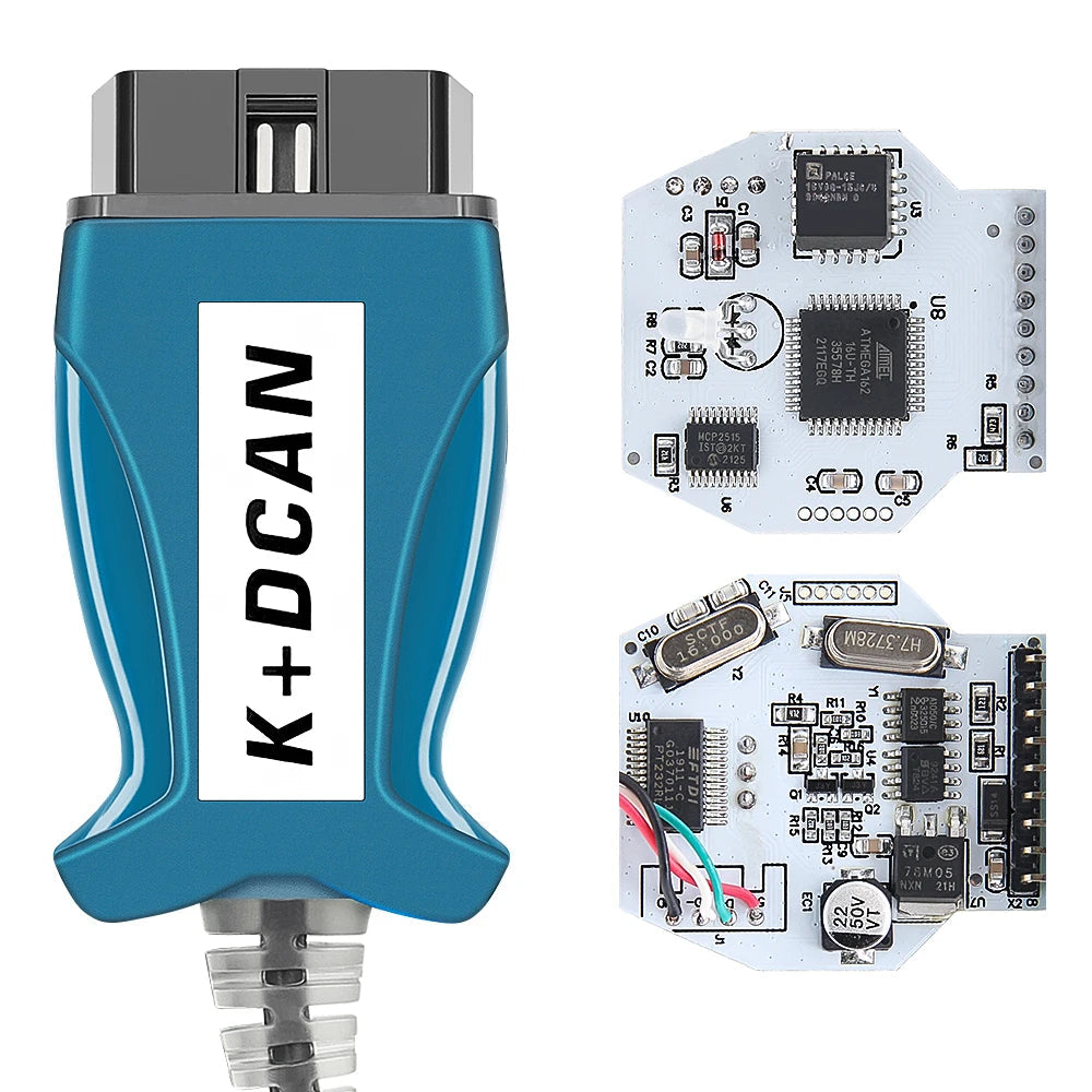 K DCAN K+CAN FTDI Chip OBD2 Auto Car Diagnostic Tools OBD 2 Scanner Switch USB Interface Cable K + DCAN OBD Diagnostic Cable sayaragear
