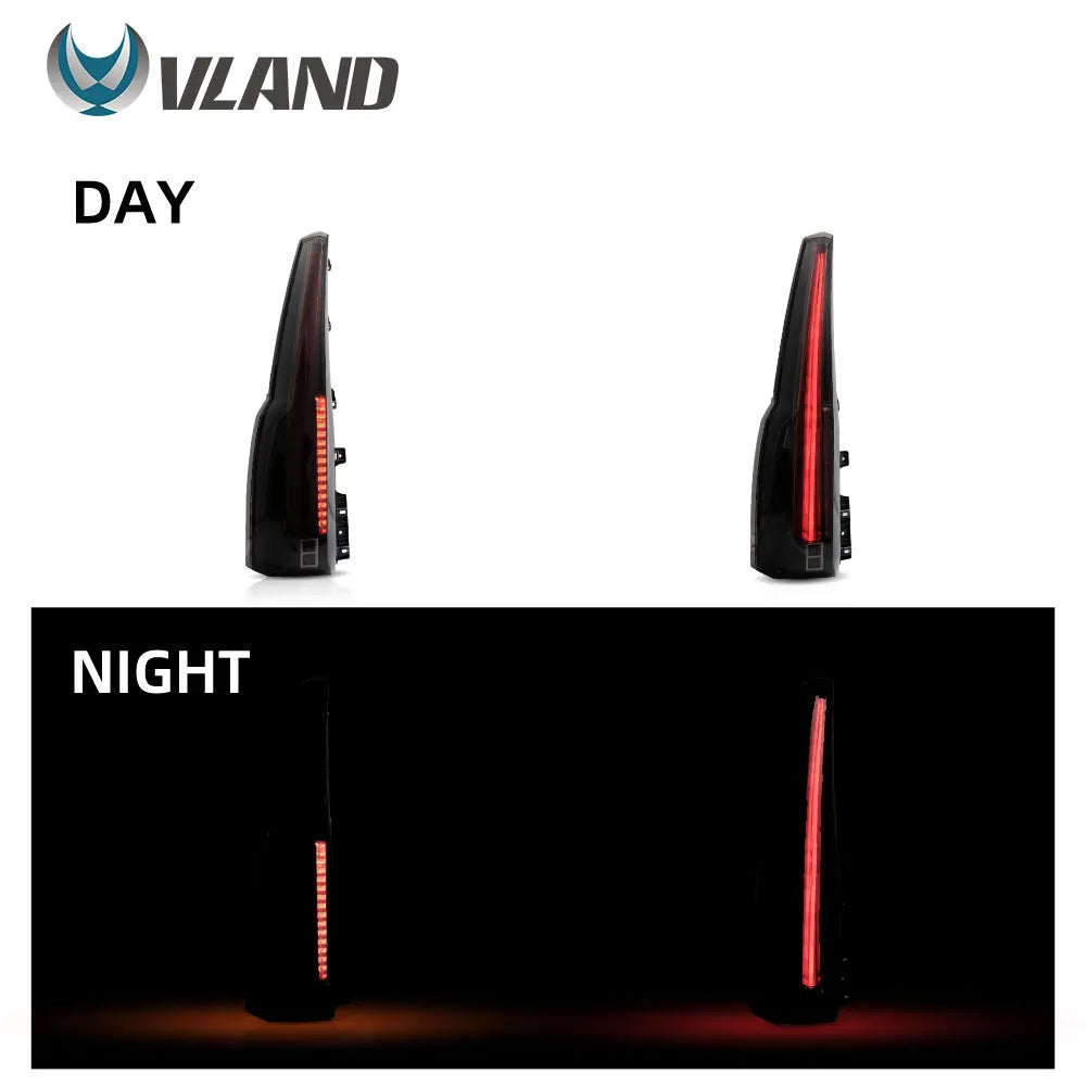 VLAND Tail lights Assembly for Chevrolet Tahoe Suburban 2015 2016 2017 2018 2019 2020 Tail Lamp Turn Signal Reverse Lights LED sayaragear