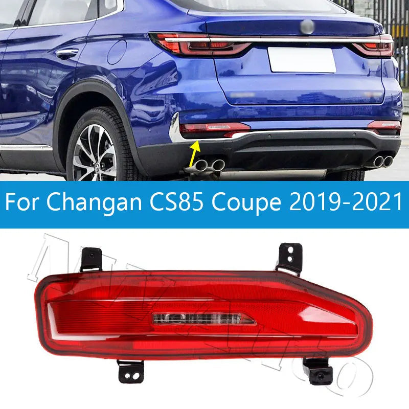 Rear Bumper Light For Changan CS85 Coupe 2019 2020 2021 Rear Fog Light Fog Lamp Waring Light sayaragear