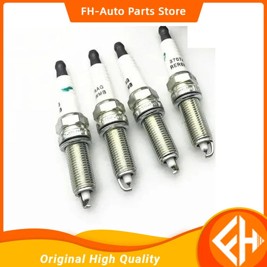 original 4pcs spark plugs set for Chinese CHERY A1 A3 A5 TIGGO ARRIZO 1.6L SQRE4G16 engine E4G16-3707010AB parts E4G16-3707110 sayaragear
