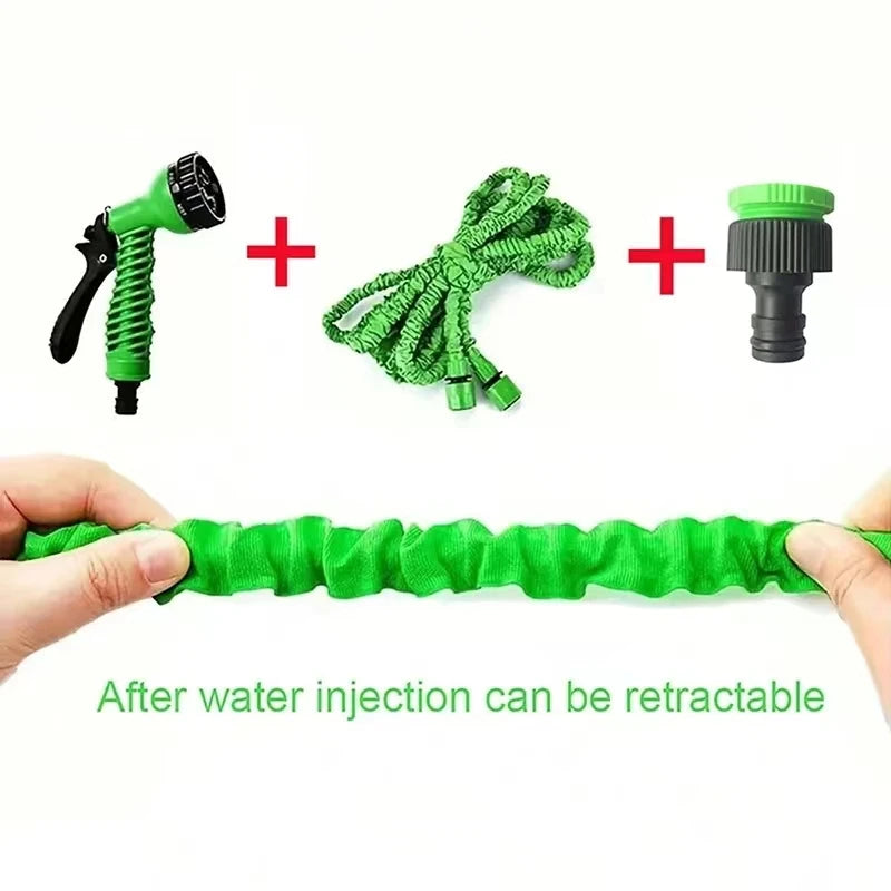25FT-200FT Expandable Magic Hose Lightweight Design Durable Materials 7 Water Spraying Functions Gun Home Garden Watering Tools sayaragear