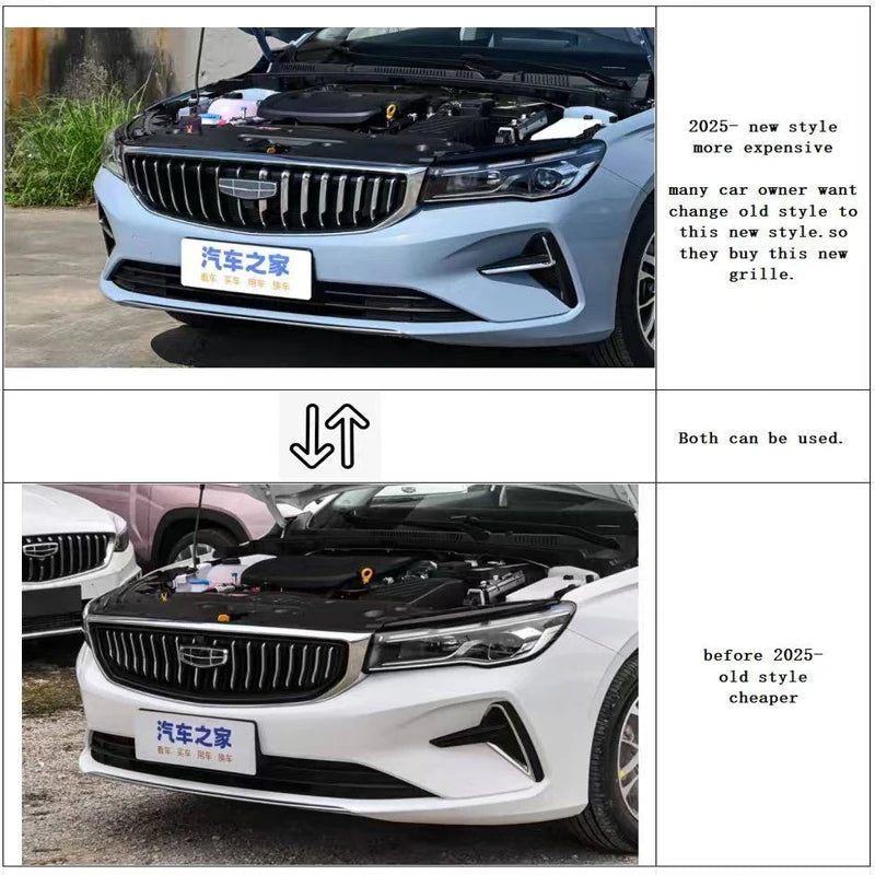 Front Bumper Grille Mask Radiator Grille For Geely Emgrand 2021-2024 SS11 Racing Grills 6608170610 6013045200 sayaragear