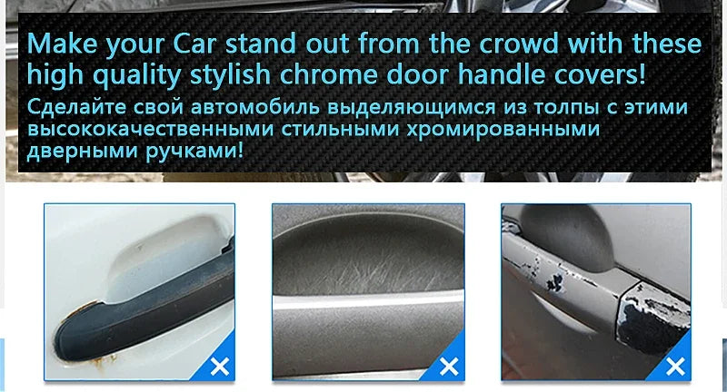 for Toyota Camry XV30 2002~2006 2003 2004 2005 Styling Stickers Decoration Chrome Door Handle Cover paint Refit Car Accessories sayaragear