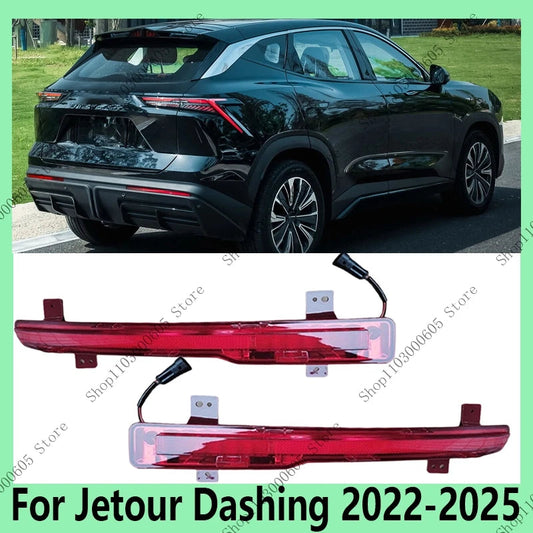 For Jetour Dashing 2022 2023 2024 2025 Automobile Accessories Rear Bumper Light Turn Signal Brake Warning Light Reverse Light sayaragear